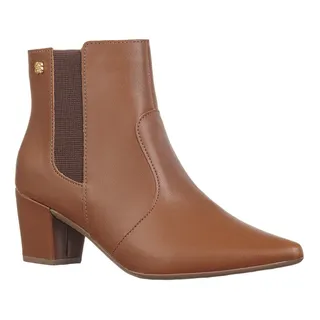 Bota Feminina Bico Fino Cano Curto Salto Grosso Calce FĂĄcil Bota Feminina Bico Fino Cano Curto Salto Grosso Calce FĂĄcil