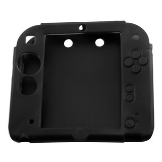 Funda Silicon Compatible Con Nintendo 2ds ( Negra ) Funda Silicon Compatible Con Nintendo 2ds ( Negra )