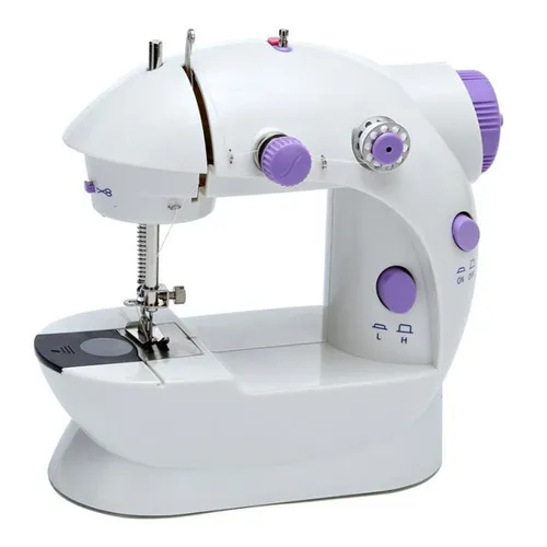 Mini MĂĄquina De Costura Reta PortĂĄtil Com Pedal Cor Branco Mini MĂĄquina De Costura Reta PortĂĄtil Com Pedal Cor Branco