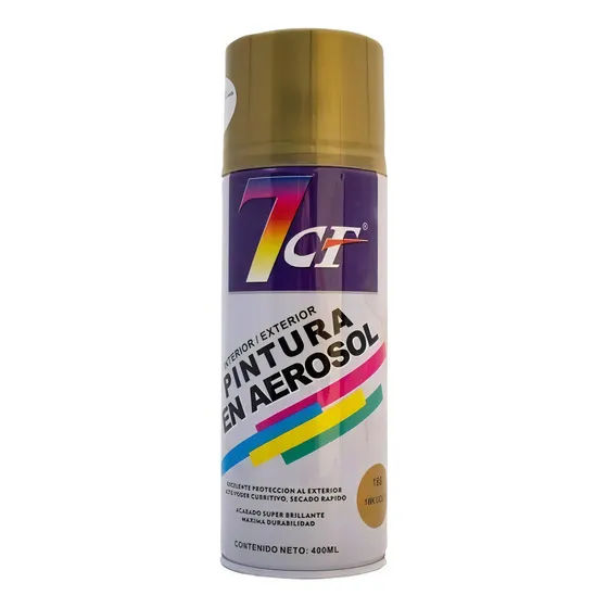 Spray 400 Ml Pintura En Aerosol Interior Exterior LG Color Oro