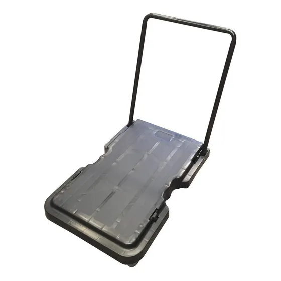 Plataforma Dust Plegable Para Carga Hasta 250 Kg Color Negro Negro