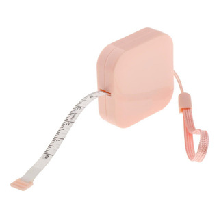 Mini Cinta Métrica Retráctil Métrica Y En Pulgadas Rosado Mini Cinta Métrica Retráctil Métrica Y En Pulgadas Rosado