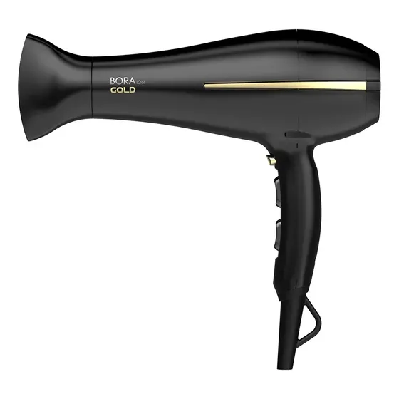 GA.MA Italy Ceramic Ion BORA GOLD Secador De Pelo Oro Líquido Color Negro