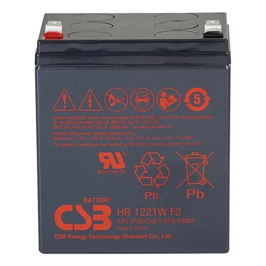Kit2 Bat Csb Hr1221 12v 5ah Nobreak Sms Station Ii Ust1200bi
