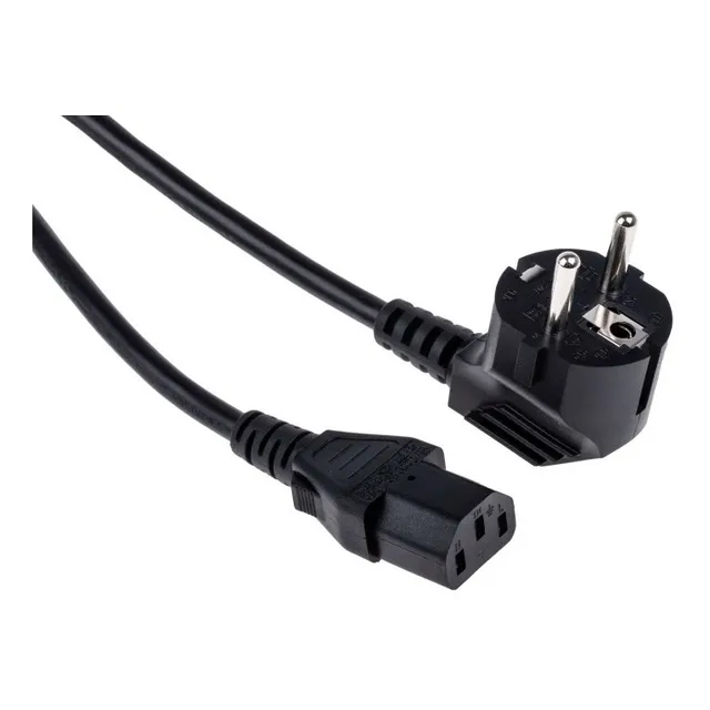 Cable De Poder Ac Schuko Macho A Trebol C5 Hembra 1.2m 16a
