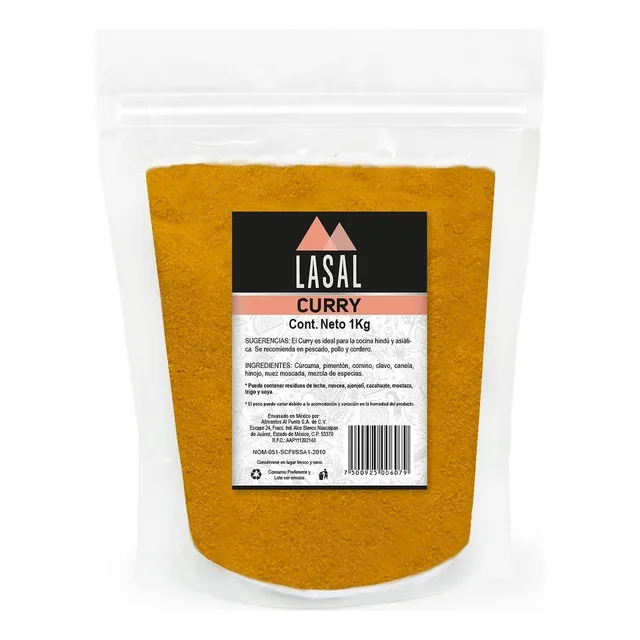 Curry 1 Kilogramo Bolsa Resellable