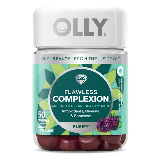 Suplemento Olly Flawless Complexion Gummy, 50 Unidades