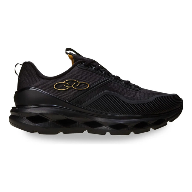 Tênis Olympikus Masculino Gama Preto/preto Lisa 40 Br