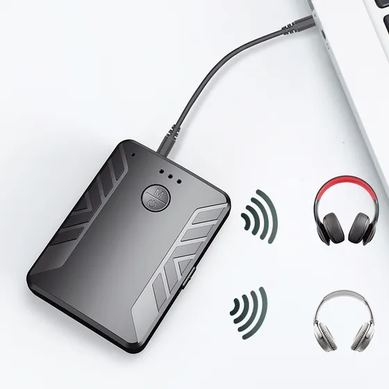 Nuevo Disp Bluetooth 5.0 Transmisor/receptor Para 2 Audifon