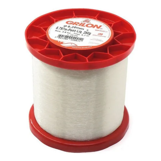 Linha De Pesca Grilon Nylon 250g  Rede Tarrafa Envio Rápido