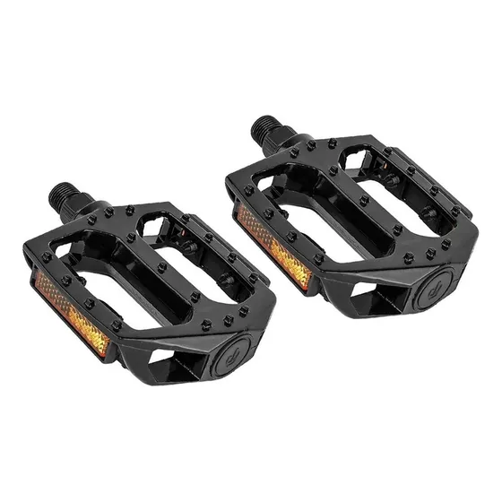 Pedal Gts Plataforma Aluminio Rosca Grossa 9/16 Preto Bike