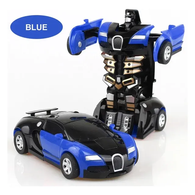 Carro De Juguete Transformers 2 En 1 Robot Auto De Carreras