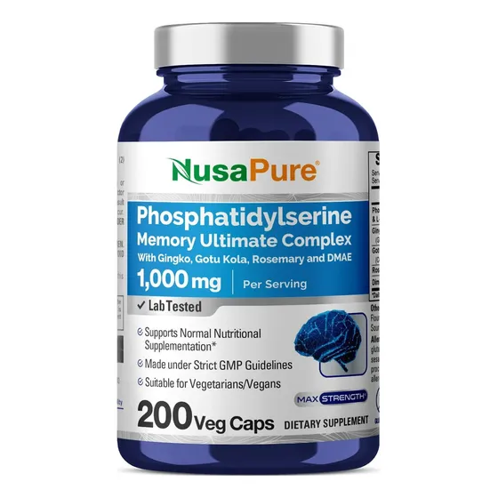 Fosfatidilserina 1000mg Con Gingko Romero Y Mas X200 Caps Nusapure
