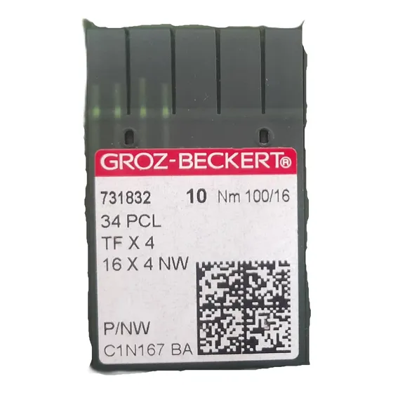 Agujas De Maquina De Aparar Groz Beckert  X Caja 10 Unidades