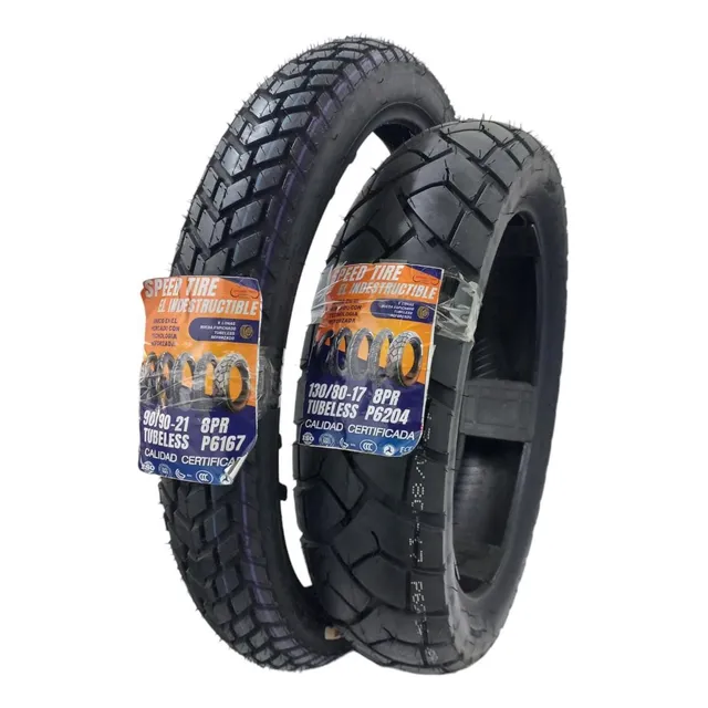 Caucho Pareja Klr 650 Dr650 Xt600 130-80/17 90-90/21
