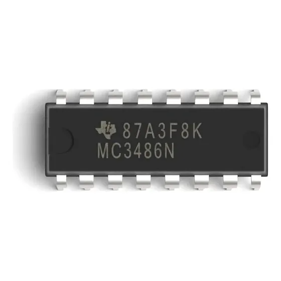 Mc3486n Quadruple Diferencial Line Receiver Dip-16 Pack X 25