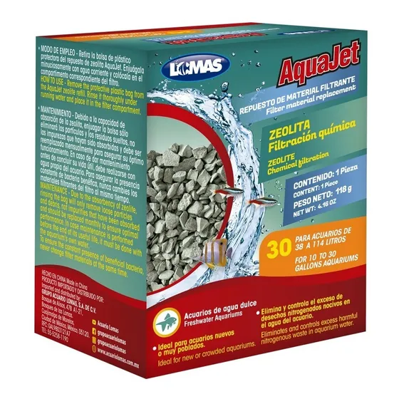Zeolita Filtrante Para Acuarios Lomas Fl8012 De 118g