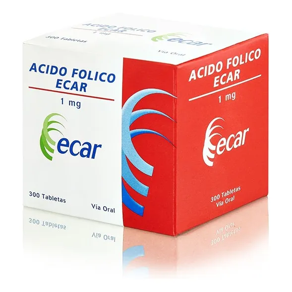 Ácido Fólico 1mg - Esencial Embarazo 300tab
