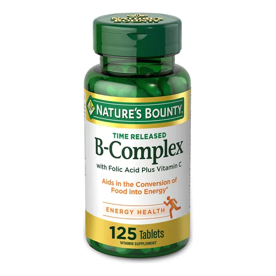 Suplemento Del Complejo De Vitamina B Nature's Bounty 125 Ta