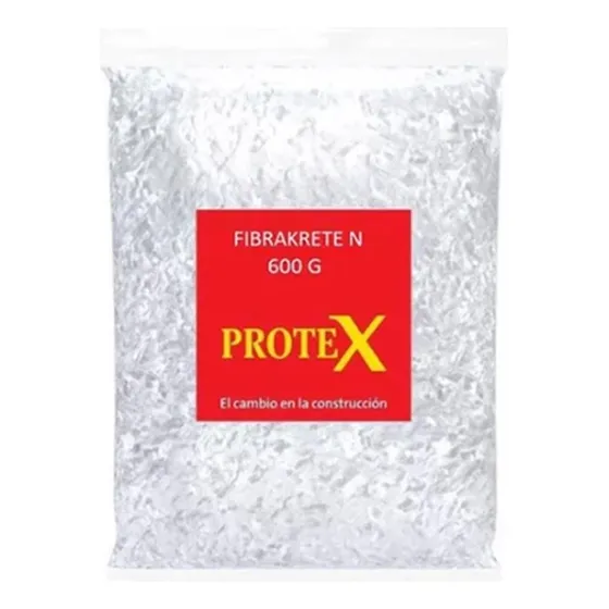 Fibrakrete N Fibras Para Hormigón Pisos 600gr Protex Mm