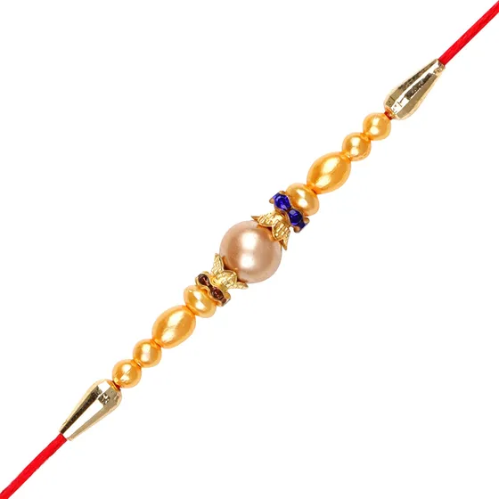 Rakhi Para Hermano Thread Hombr Niño Raksha Bandhan Pearl -