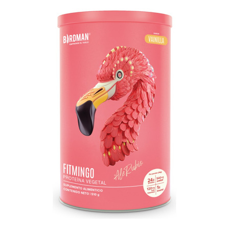 Birdman Proteína Vegetal Fitmingo 510g By Ale Rubio Sabor Vainilla Birdman Proteína Vegetal Fitmingo 510g By Ale Rubio Sabor Vainilla