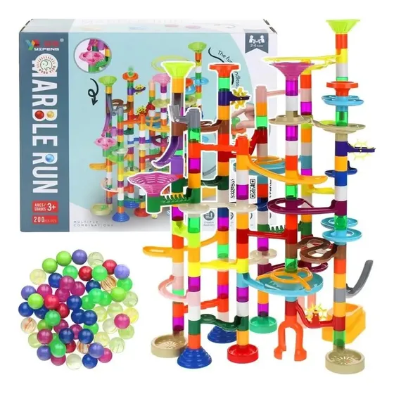 Super Laberinto De Bolitas Gigante Marble Run 200 Piezas