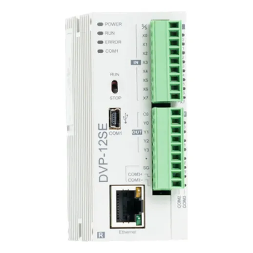 Plc Delta Dvp Ethernet Dvp12se11r 8 In/4 Out Relé 24 Vdc