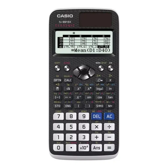 Calculadora Cientifica Fx-991ex Classwiz552 Funciones Negro