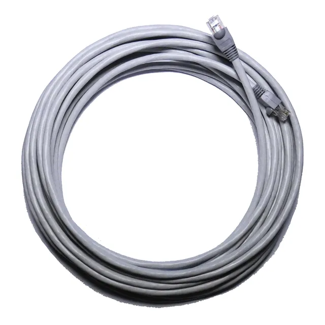 Cable De Red 10 Metros Trimerx Gris Cat6 Utp Rj45 100% Cobre