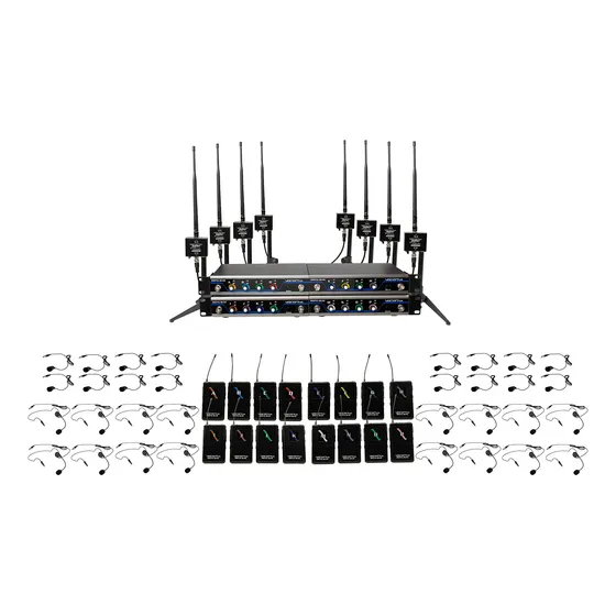 Vocopro Microfono Inalambrico Para Auricular 600ft Largo