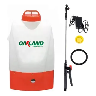 Fumigadora Aspersora Electrica 22 Litros Oakland Fb-2201 Color Blanco