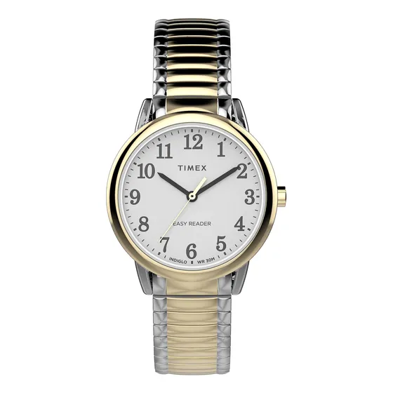 Reloj Timex Easy Reader Classic Para Mujer, 30 Mm, Bicolor