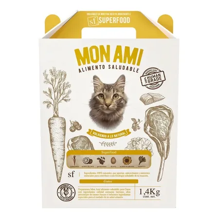 Alimento Seca Mon Ami Mix Adulto Salud Oral para Gato 1.4 Kg