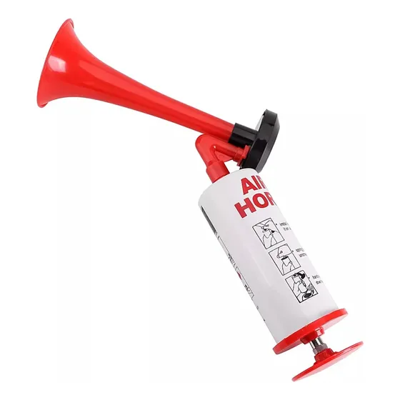 Bocina Nautica Corneta De Aire Manual Con Cuerpo Metalico