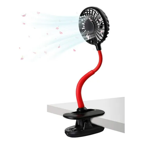 Ventilador Portátil Extensible Con Clip Usb Mesa Escritorio
