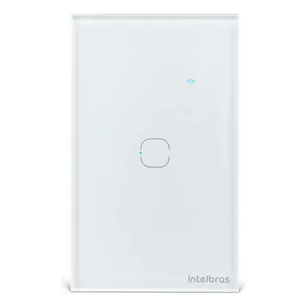 Interruptor Touch Inteligente 1 Tecla Eiw 1001 Intelbras Branco