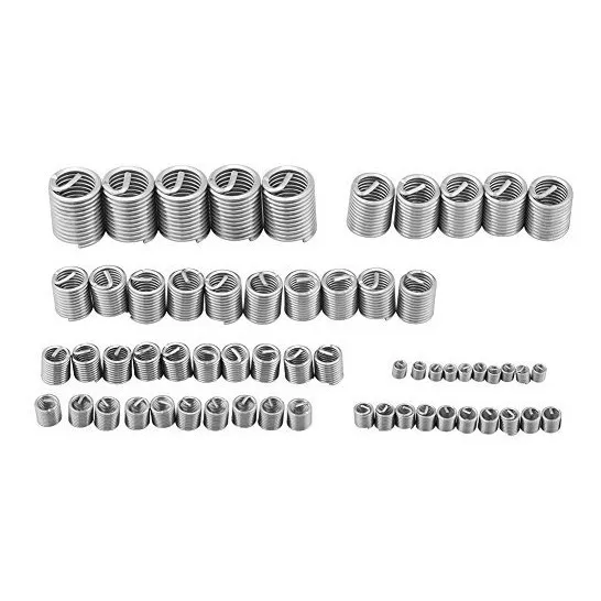 Walfront 60 Piezas Insertos Resorte Alambre Acero Inoxidable