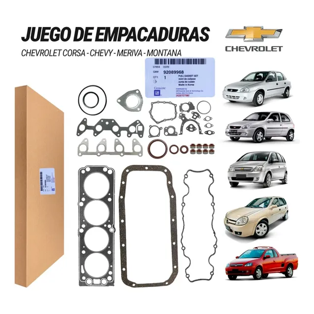 Juego Empacaduras Chevrolet Corsa 1.3 1.4 1.5 1.6