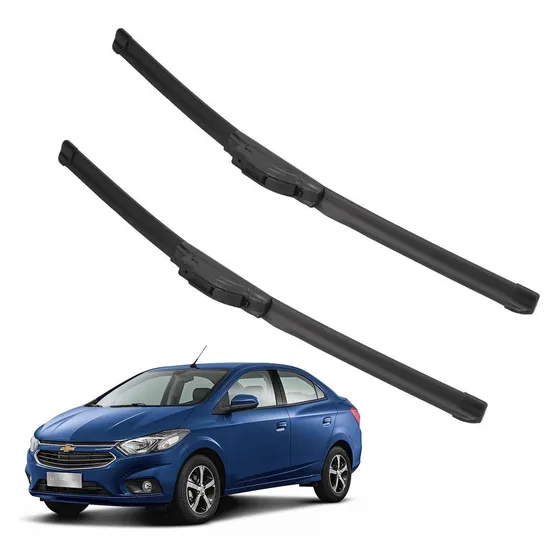 Kit 2 Escobillas Delanteras Flex Goma Prisma 2013 A 2024