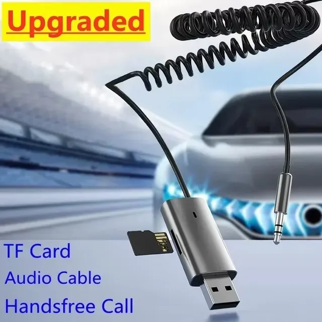 Adaptador Bluetooth Inalámbrico Para Coche, Bluetooth Usb A 