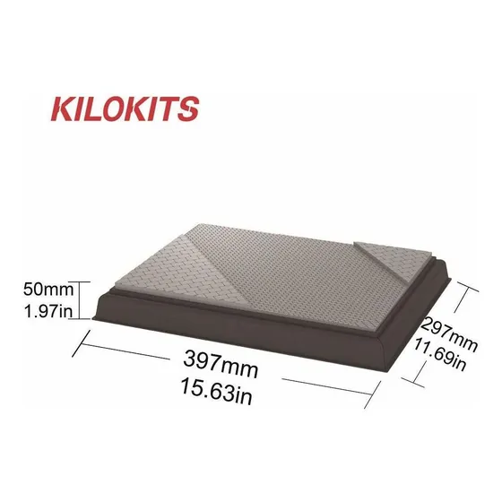 Kilokits 1 35 72 Plastico Ladrillo Calle Miniatura Base