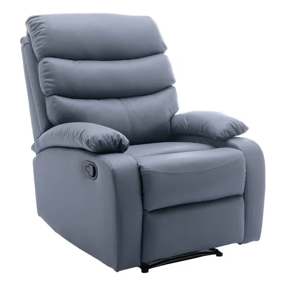 Silla Reclinable Manual Para Adulto Sala Estar Hecha Tela