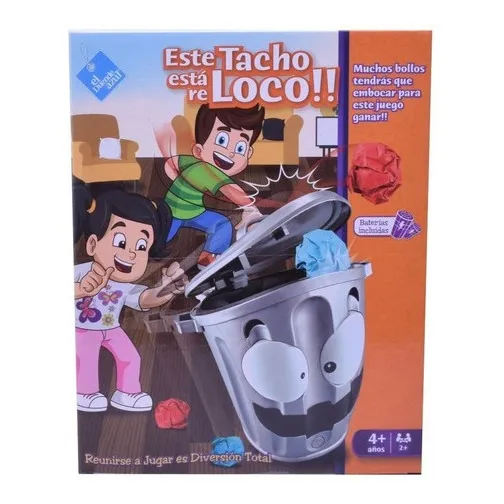 Juego De Mesa De Embocar Este Tacho Esta Re Loco Duende Azul