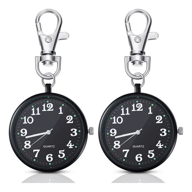 2 Piezas De Cuarzo Reloj De Bolsillo Con Cubo De F5vwa