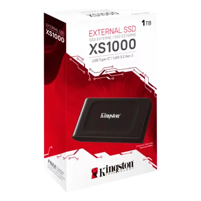 Disco Duro Ssd Kingston Sxs1000/1000g Externo Usb 3.0 De 1tb