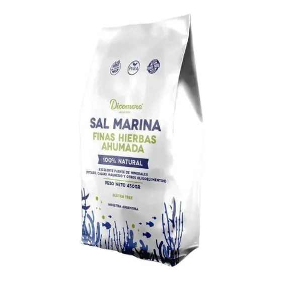 Sal Marina Finas Hierbas Ahumadas Sin Tacc X 450gr Dicomere