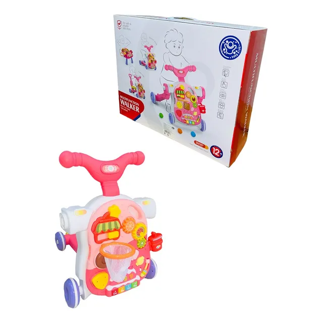 Andadera Caminador Bebes Primeros Pasos 3 En 1 Scooter Mesa
