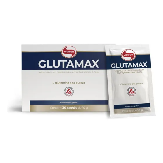 Glutamax - 30 Sachês 10g - Vitafor Sabor Sem sabor