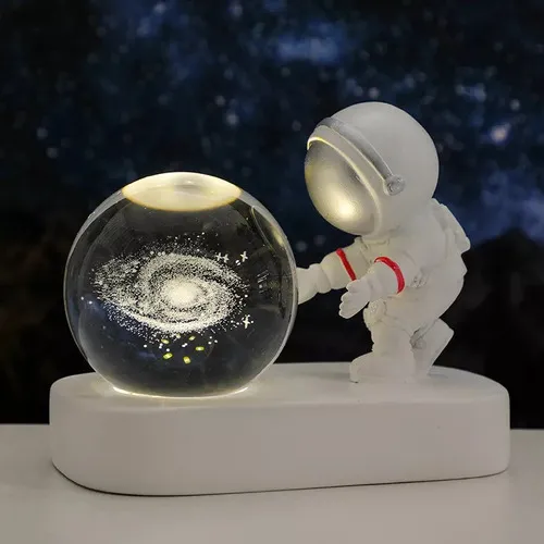 Luces Nocturnas Estrelladas Con Diseño De Astronauta